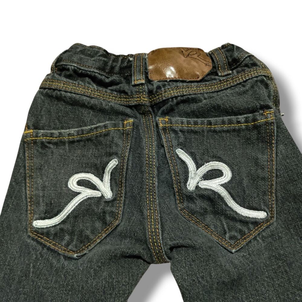 VTG Boys 12 M Rocawear Black Jeans Y2K Pockets